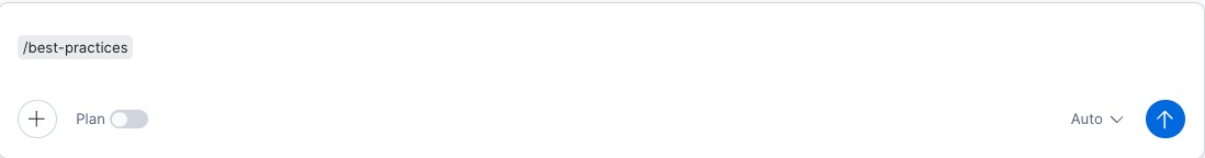 Befehl /best-practices verf&uuml;gbar in Cortex Code